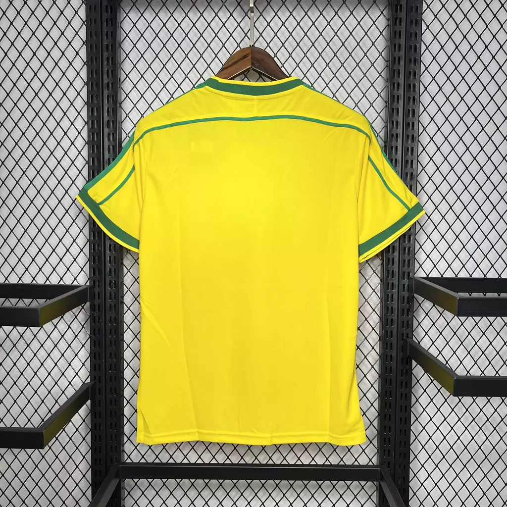 Camisa retrô da Seleção Brasileira Copa 1998 modelo titular — foto 2