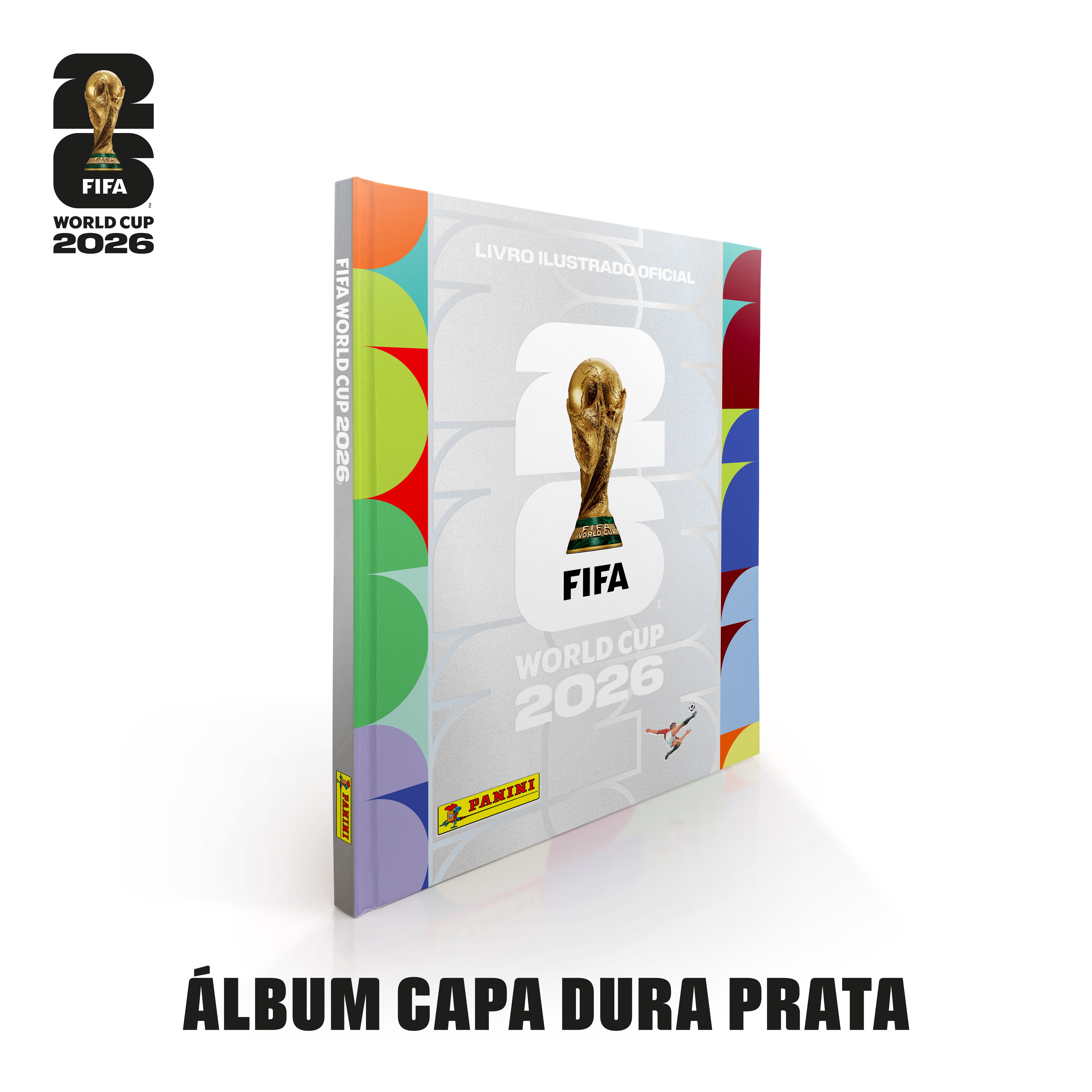 Álbum Capa Dura Prata Panini Copa do Mundo 2026