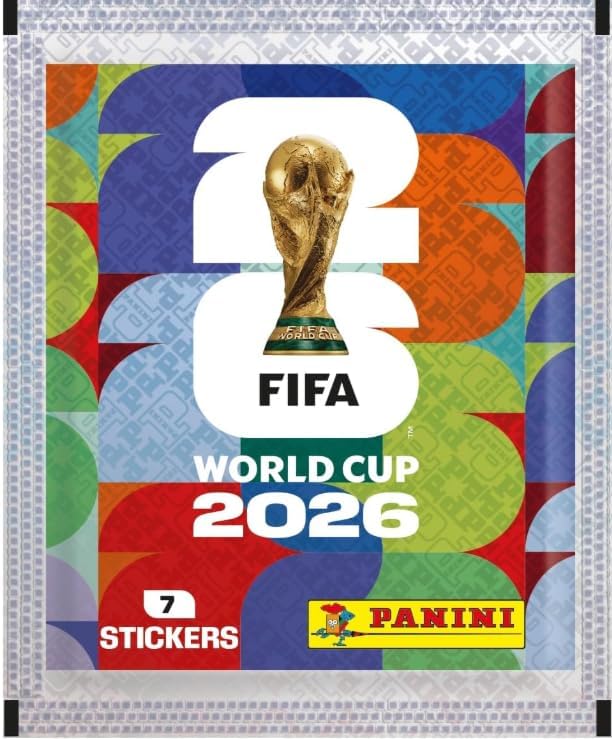 Caixa Oficial Panini Copa do Mundo 2026 com 40 envelopes e álbum capa dura — foto 2
